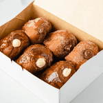 Load image into Gallery viewer, Assorted Bomboloni: Creme Brulee &amp; Hazelnut - Wildflour To-Go
