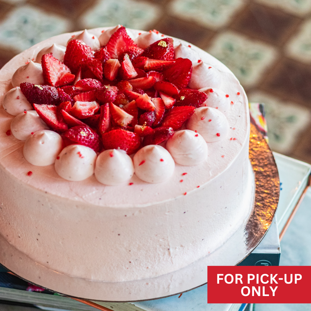 Strawberry Cream Cake (For Pick-up Only)