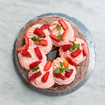Load image into Gallery viewer, Strawberry Cream Cronut Cake (For Pick Up Only)
