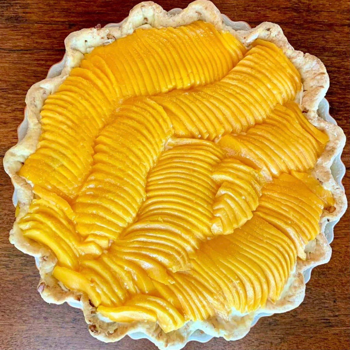 Mango Passion Fruit Pie