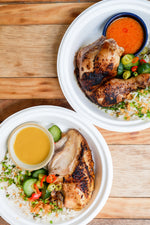 Load image into Gallery viewer, Quarter Chicken Rice Bowl (Dark Meat)
