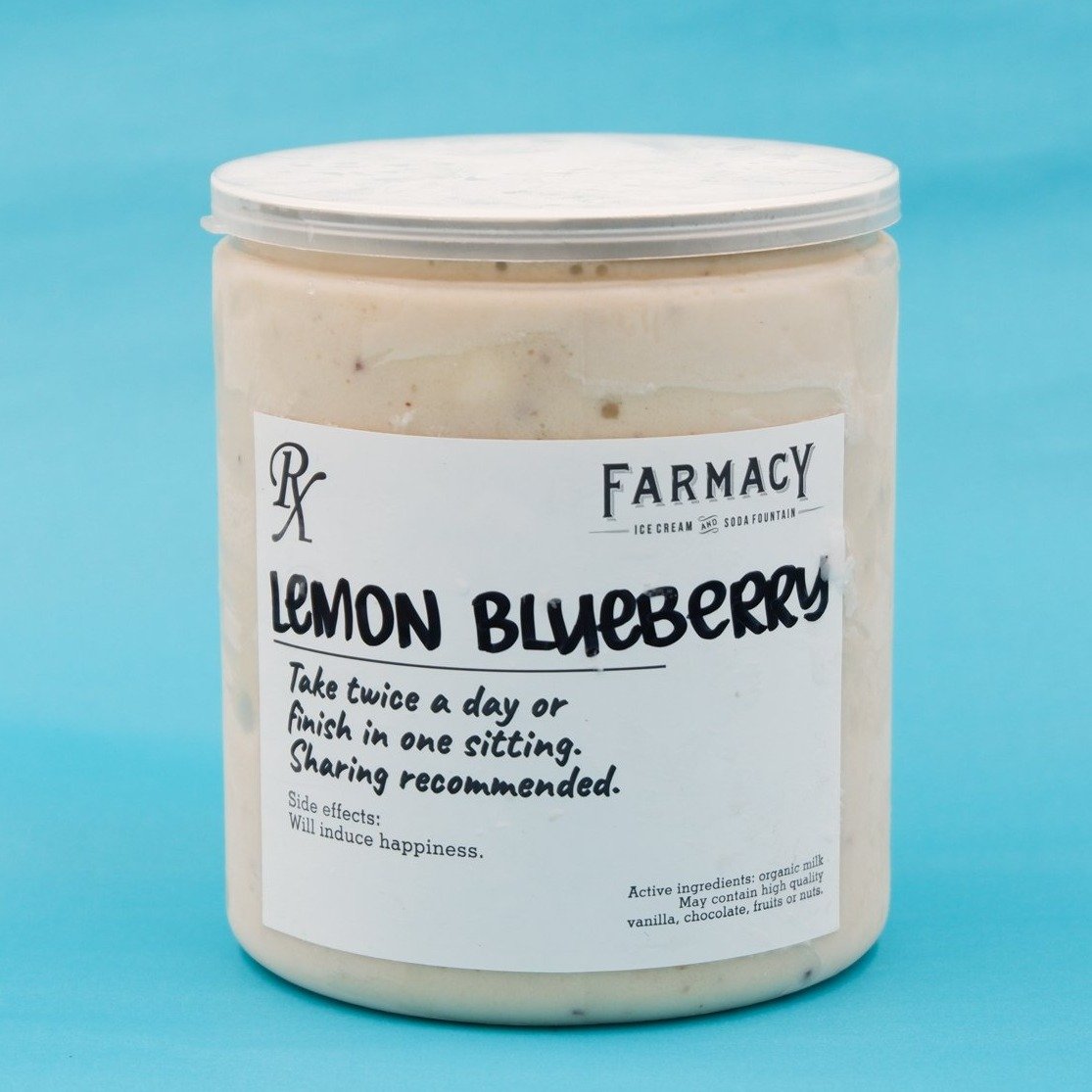 Lemon Blueberry Ice Cream